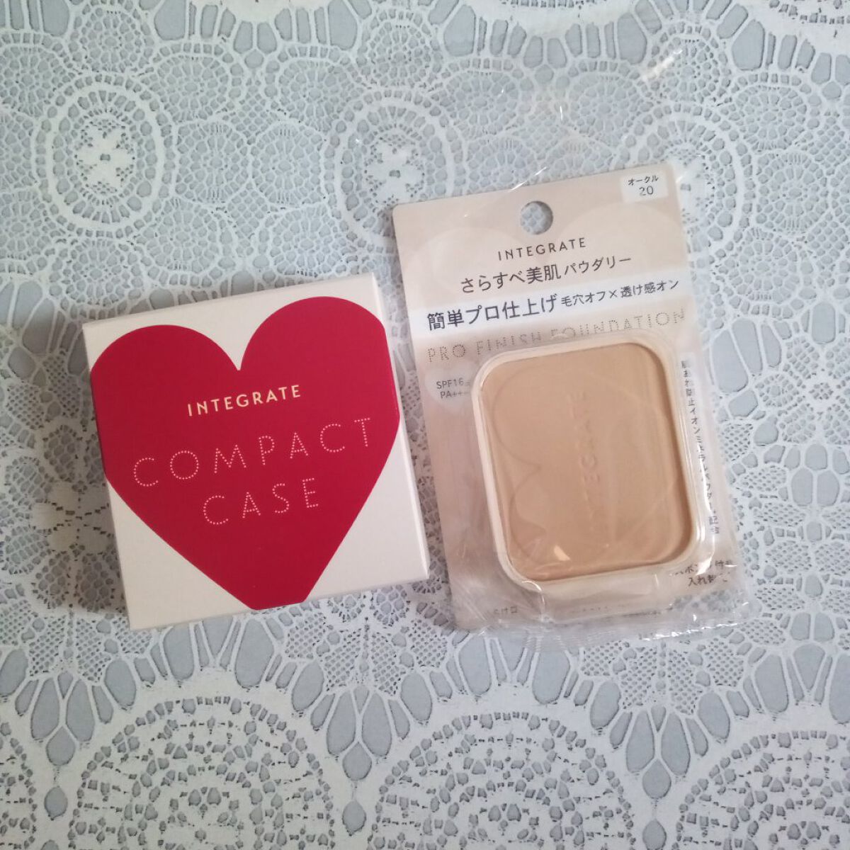 プロフィニッシュファンデーション/インテグレート/パウダーファンデーションを使ったクチコミ（1枚目）