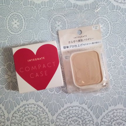 プロフィニッシュファンデーション/インテグレート/パウダーファンデーションを使ったクチコミ(1枚目)
