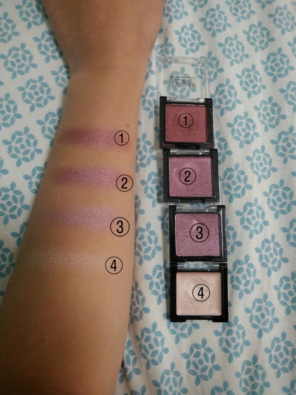 UR GLAM　POWDER EYESHADOW/U R GLAM/単色アイシャドウを使ったクチコミ（2枚目）