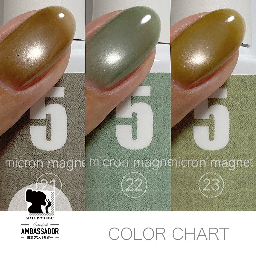 5ミクロンマグネット/ネイル工房/ジェルネイルを使ったクチコミ(1枚目)