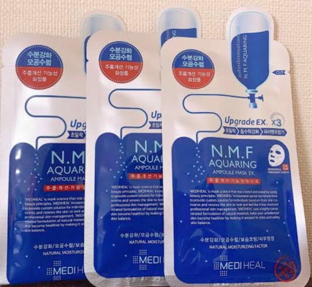 N.M.FアクアアンプルマスクJEX/MEDIHEAL/シートマスク・パックを使ったクチコミ(1枚目)