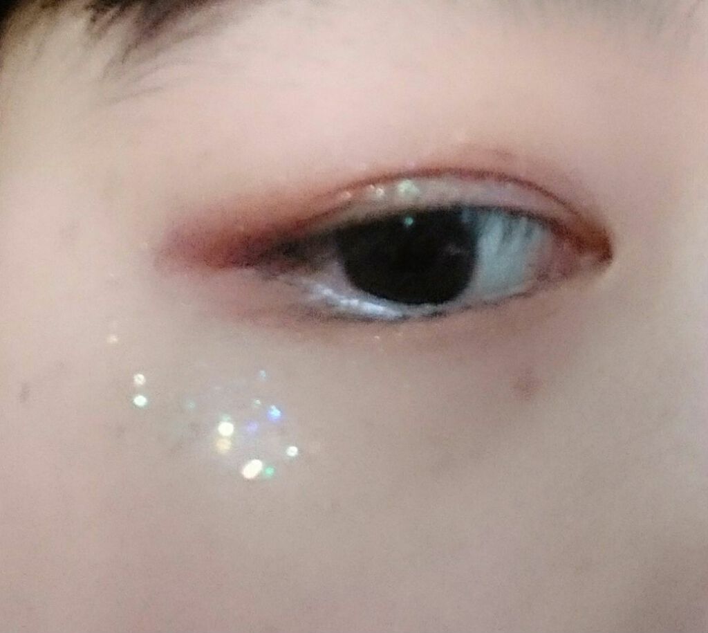 UR GLAM　POWDER EYESHADOW/U R GLAM/単色アイシャドウを使ったクチコミ（2枚目）