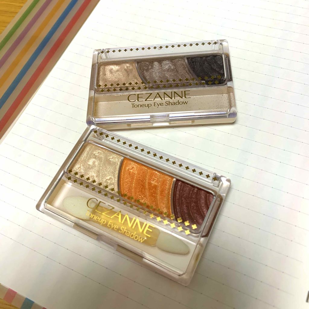 トーンアップアイシャドウ/CEZANNE/アイシャドウパレットを使ったクチコミ(1枚目)