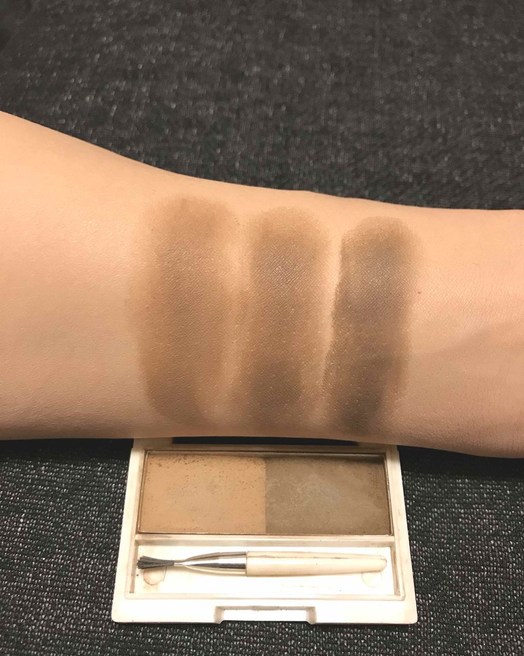 AC アイブロウ パウダー LBライトブラウン/AC MAKEUP/パウダーアイブロウを使ったクチコミ（2枚目）