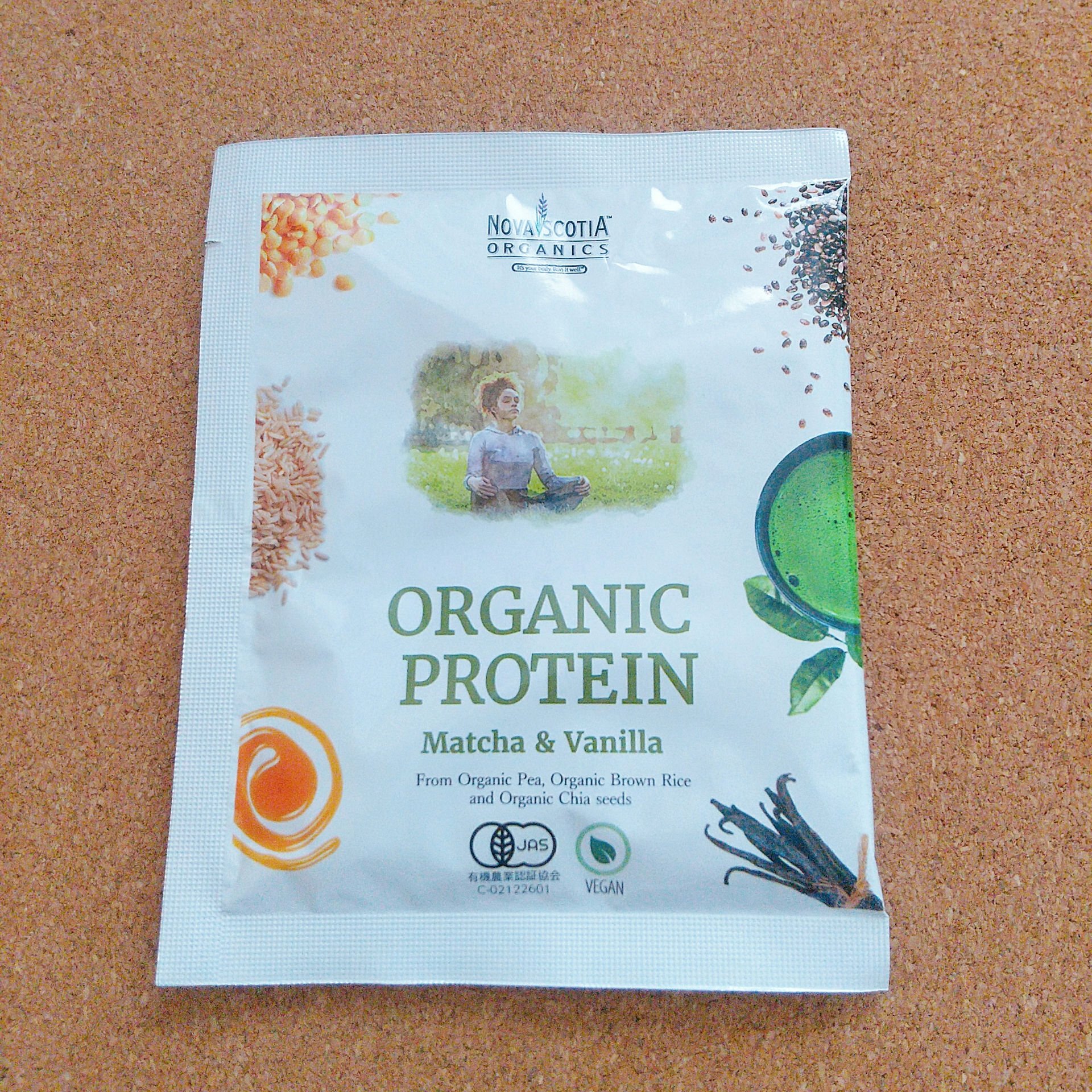 オーガニックプロテイン カカオ＆メープル/Nova Scotia Organics/その他プロテインを使ったクチコミ（1枚目）