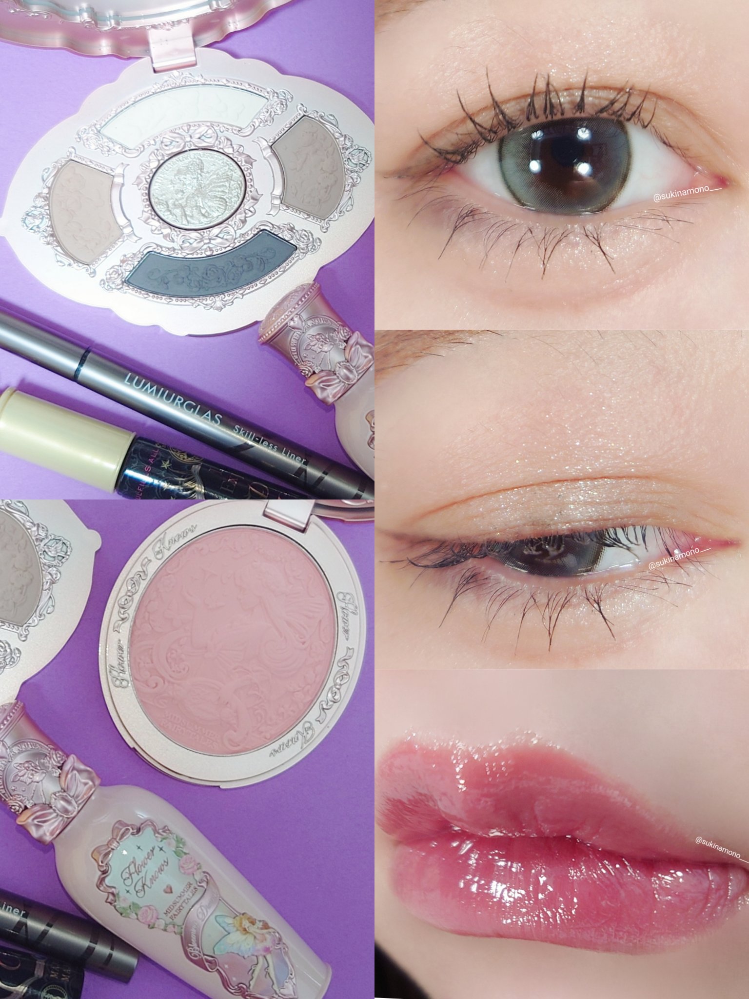 ミッドサマーフェアリーテイルズコレクション 5色アイシャドウパレット 01 Hazel Fawn/FlowerKnows/アイシャドウパレットを使ったクチコミ（2枚目）