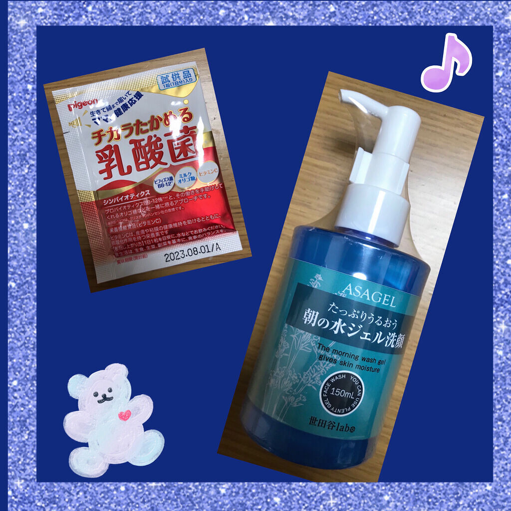 ピジョン チカラたかめる乳酸菌のクチコミ「ピジョン　チカラたかめる乳酸菌と朝のうるおい水ジェル洗顔です🌟
ピジョン のチカラたかめる乳酸.....」（1枚目）