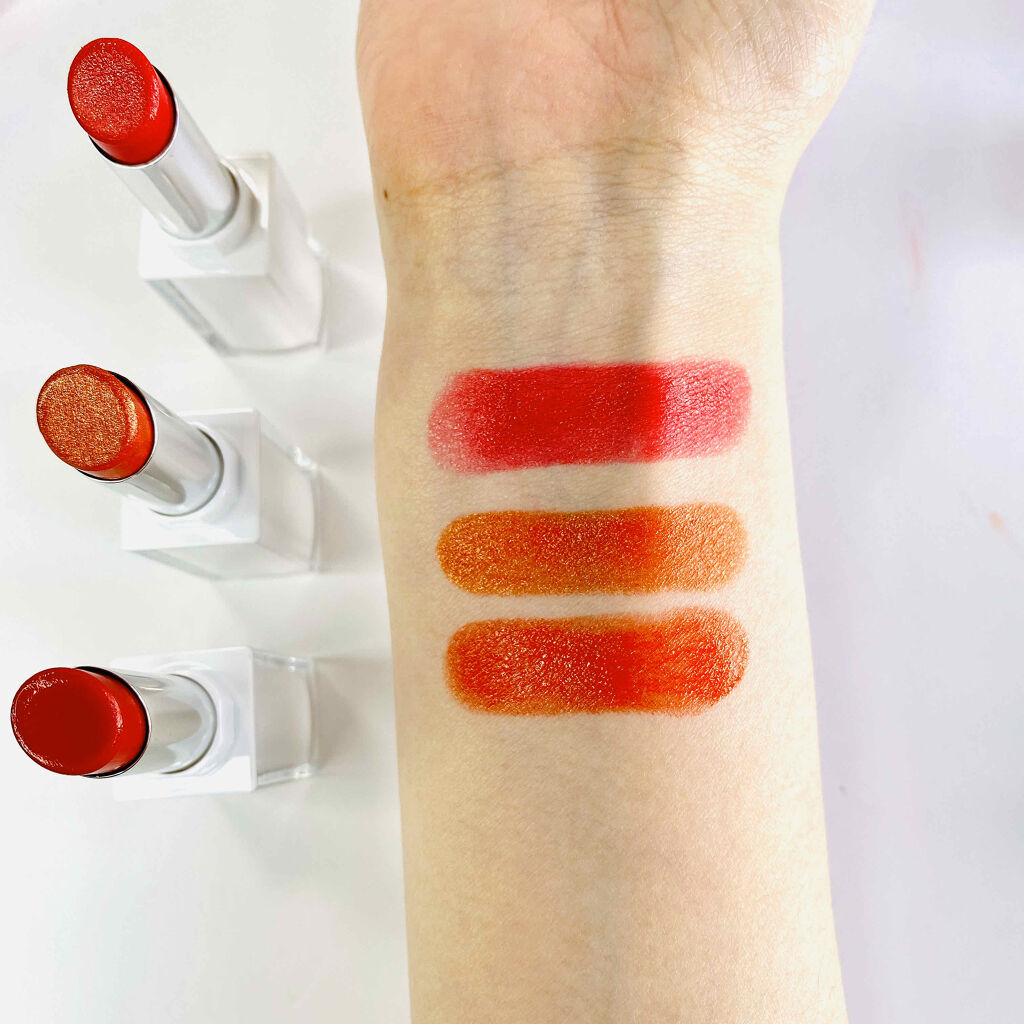 ルージュ アンリミテッド ラッカーシャイン/shu uemura/口紅を使ったクチコミ（3枚目）