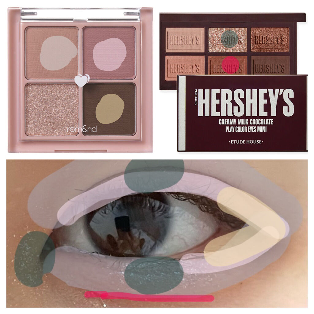 ベターザンアイズ/rom&nd/アイシャドウパレットを使ったクチコミ（3枚目）