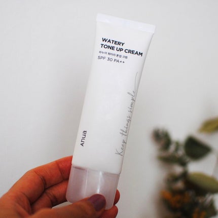 ウォータリー トーンアップ クリーム/Anua/化粧下地を使ったクチコミ(1枚目)