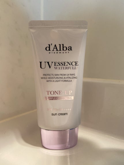 ダルバ ウォータフル トーンアップ サンクリーム(パープル)/ダルバ/日焼け止めクリームを使ったクチコミ(1枚目)