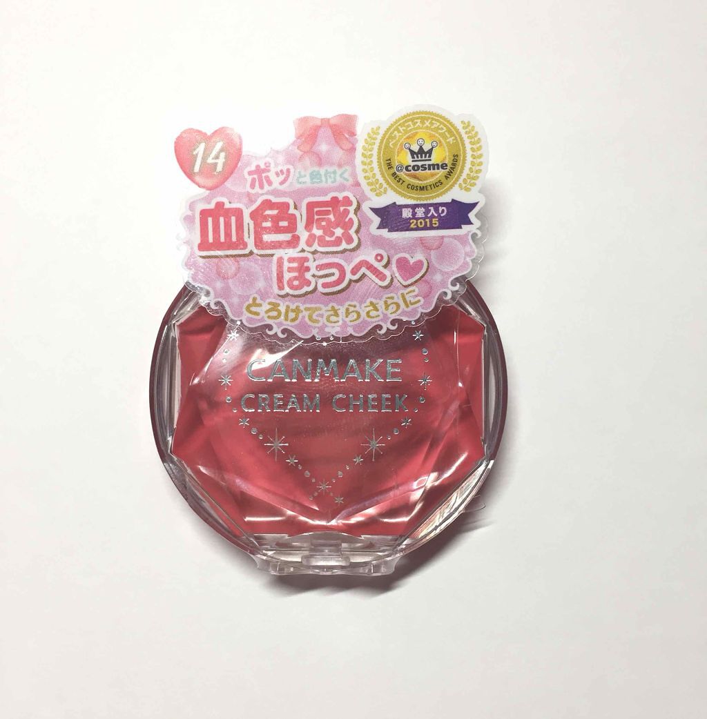 クリームチーク/キャンメイク/ジェル・クリームチークを使ったクチコミ(1枚目)