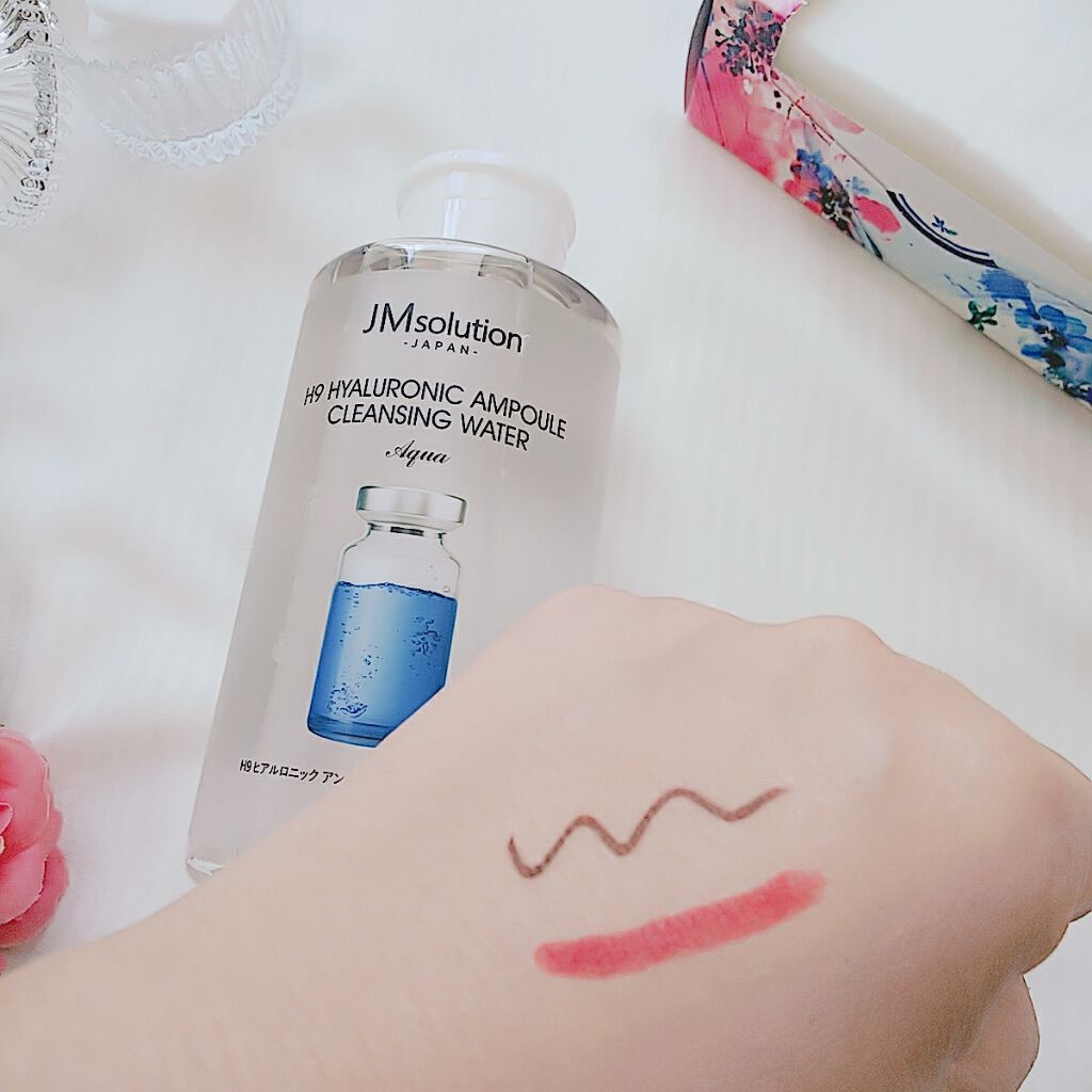 ヒアルロニック アンプルクレンジングウォーター/JMsolution/クレンジングウォーターを使ったクチコミ（3枚目）