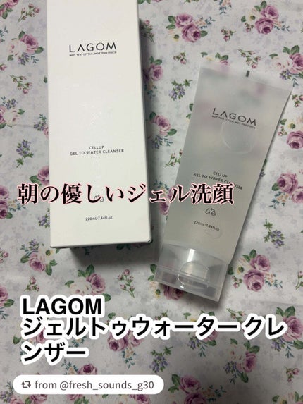 ラゴム ジェルトゥウォーター クレンザー(朝用洗顔)/LAGOM /その他洗顔料を使ったクチコミ(1枚目)