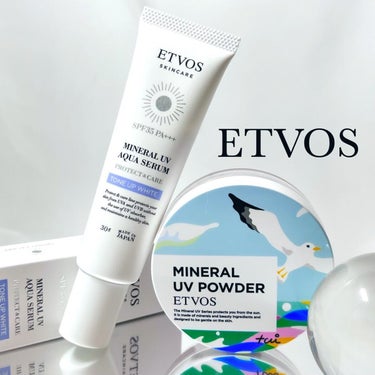 ETVOSの肌にも地球にもやさしいミネラルの魅力を詰め込んだ、UVケアシリーズ🌴🕊️


✓... MINERAL UV AQUA SERUM
日焼け止め・美容液・化粧下地の3つの機能が備わったセラム。