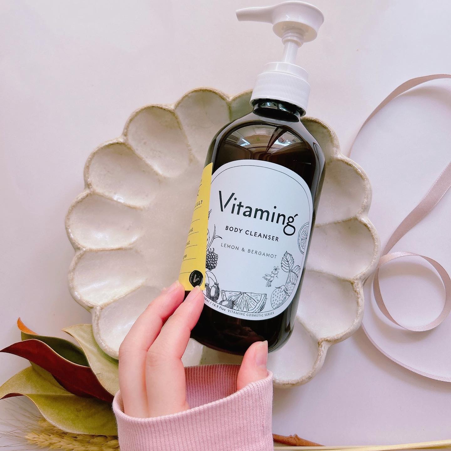 リフレッシングボディソープ(レモン＆ベルガモットの香り)/Vitaming/ボディソープを使ったクチコミ（3枚目）