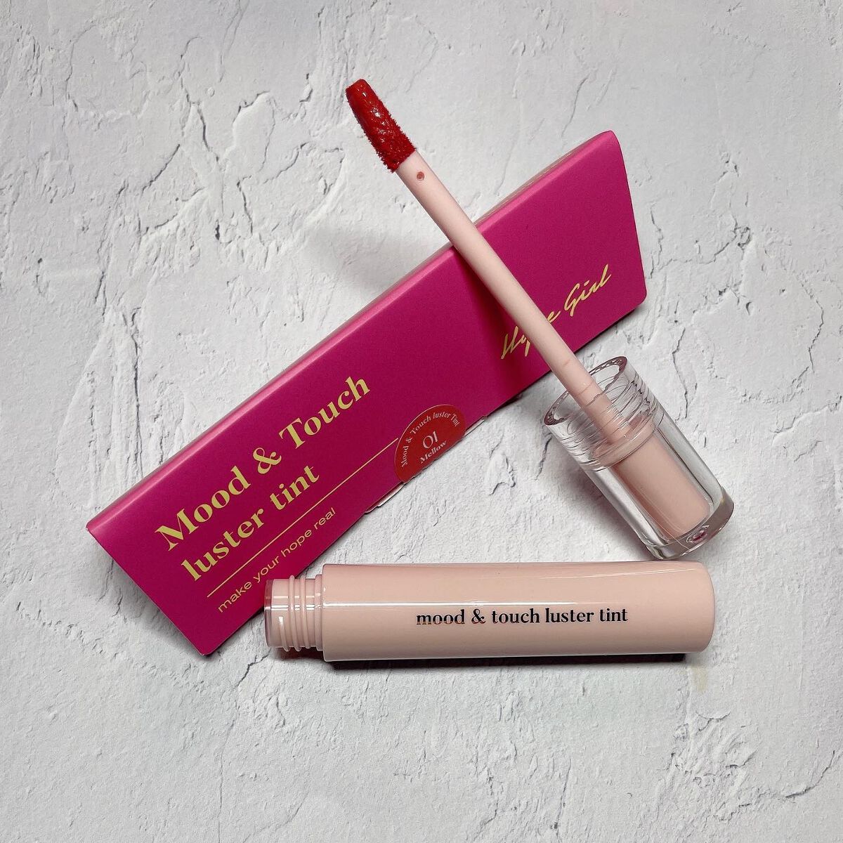 ムードアンドタッチラスターティント/Hope Girl/リップティントを使ったクチコミ（3枚目）