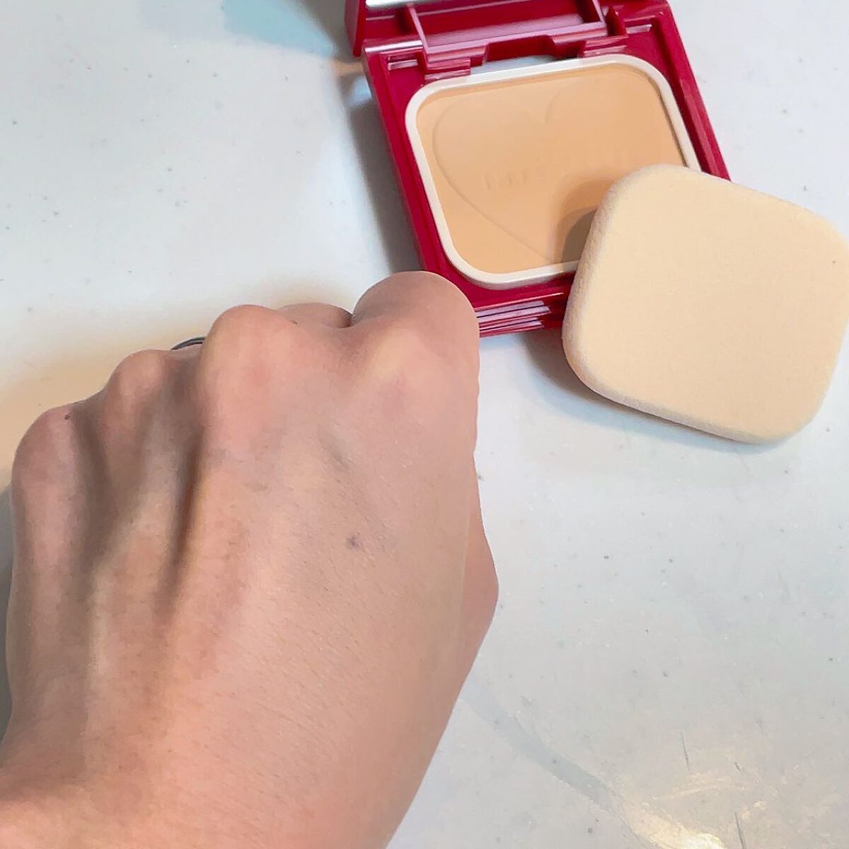 プロフィニッシュファンデーション/インテグレート/パウダーファンデーションを使ったクチコミ(5枚目)