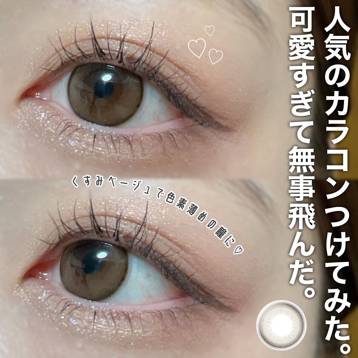 エバーカラーワンデー ナチュラル/エバーカラー/ワンデー(1DAY)カラコンを使ったクチコミ(1枚目)