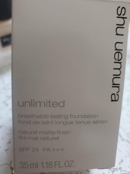 (旧)アンリミテッド ラスティング フルイド/shu uemura/リキッドファンデーションを使ったクチコミ(2枚目)