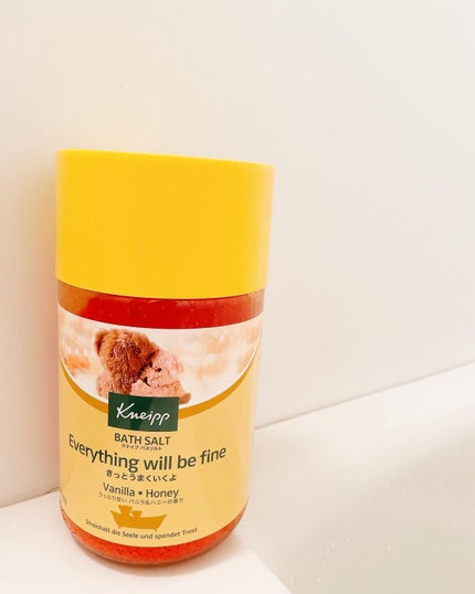 クナイプ バスソルト バニラ&ハニーの香り/クナイプ/無機塩系入浴剤を使ったクチコミ(1枚目)