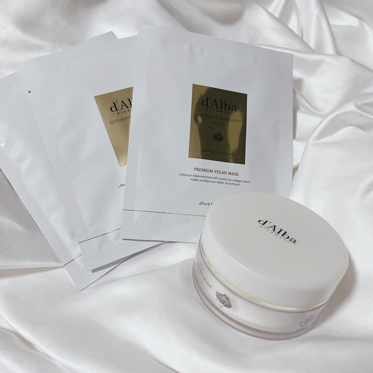 ホワイトトリュフダブルセラムアンドクリーム/ダルバ/フェイスクリームを使ったクチコミ（1枚目）