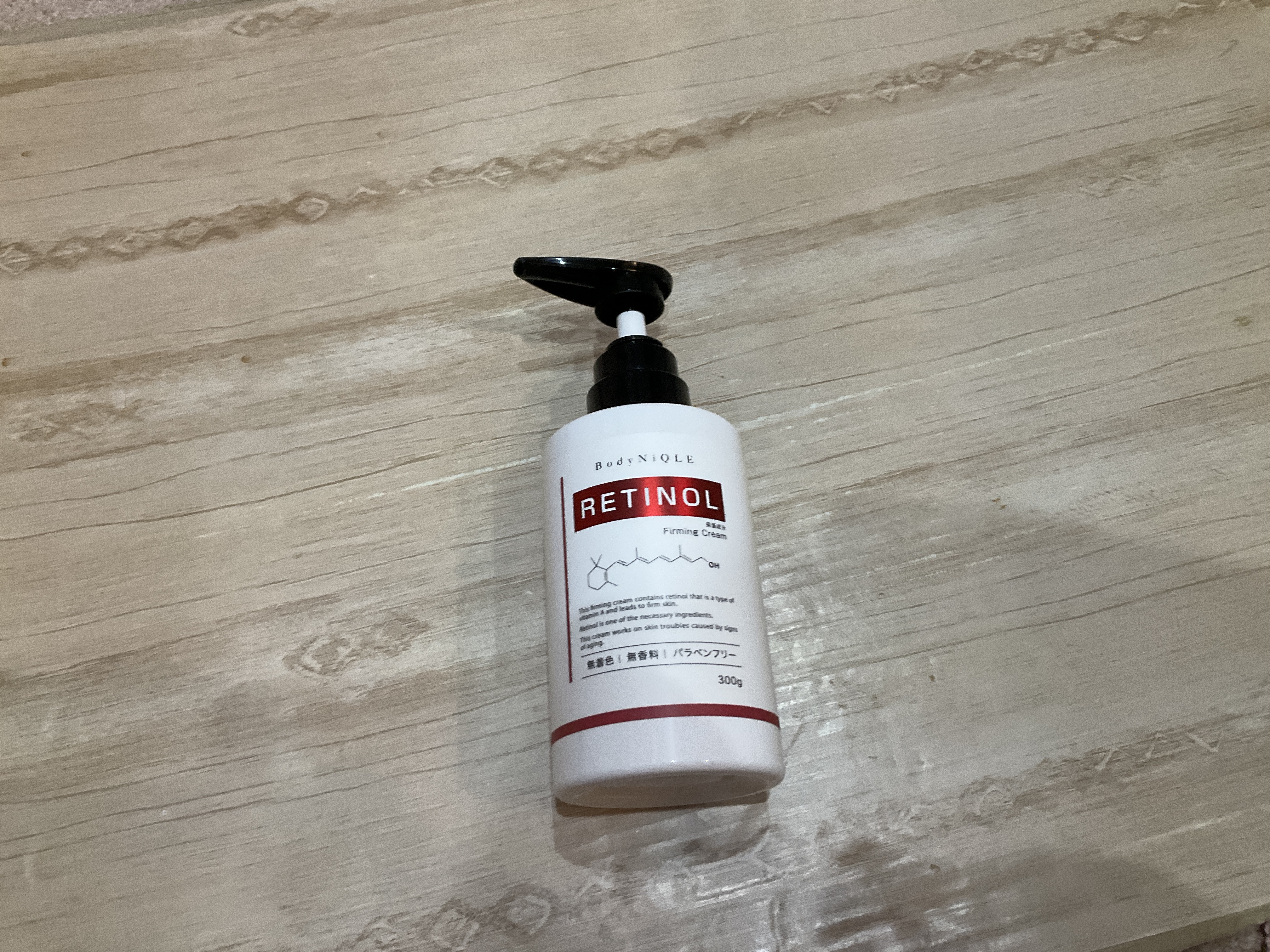 レチノールボディクリーム/BodyNiQLE/ボディクリームを使ったクチコミ（1枚目）