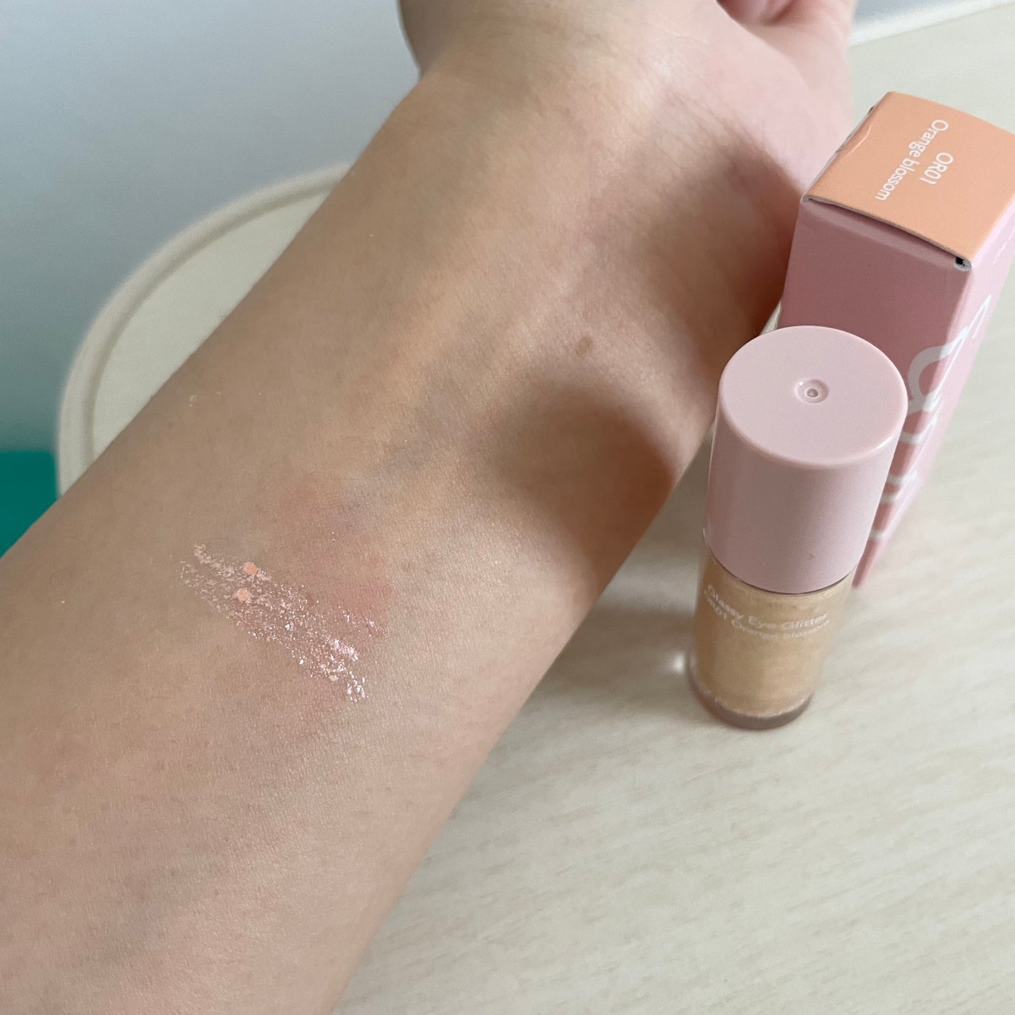 アンドバイロムアンド グラッシーアイグリッター/&nd by rom&nd/グリッターを使ったクチコミ(3枚目)