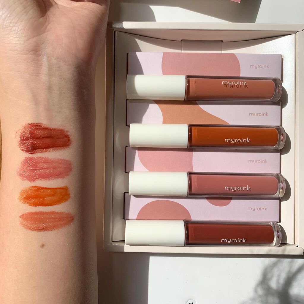 カラーフォーミーリップティント/myroink/リップティントを使ったクチコミ(4枚目)