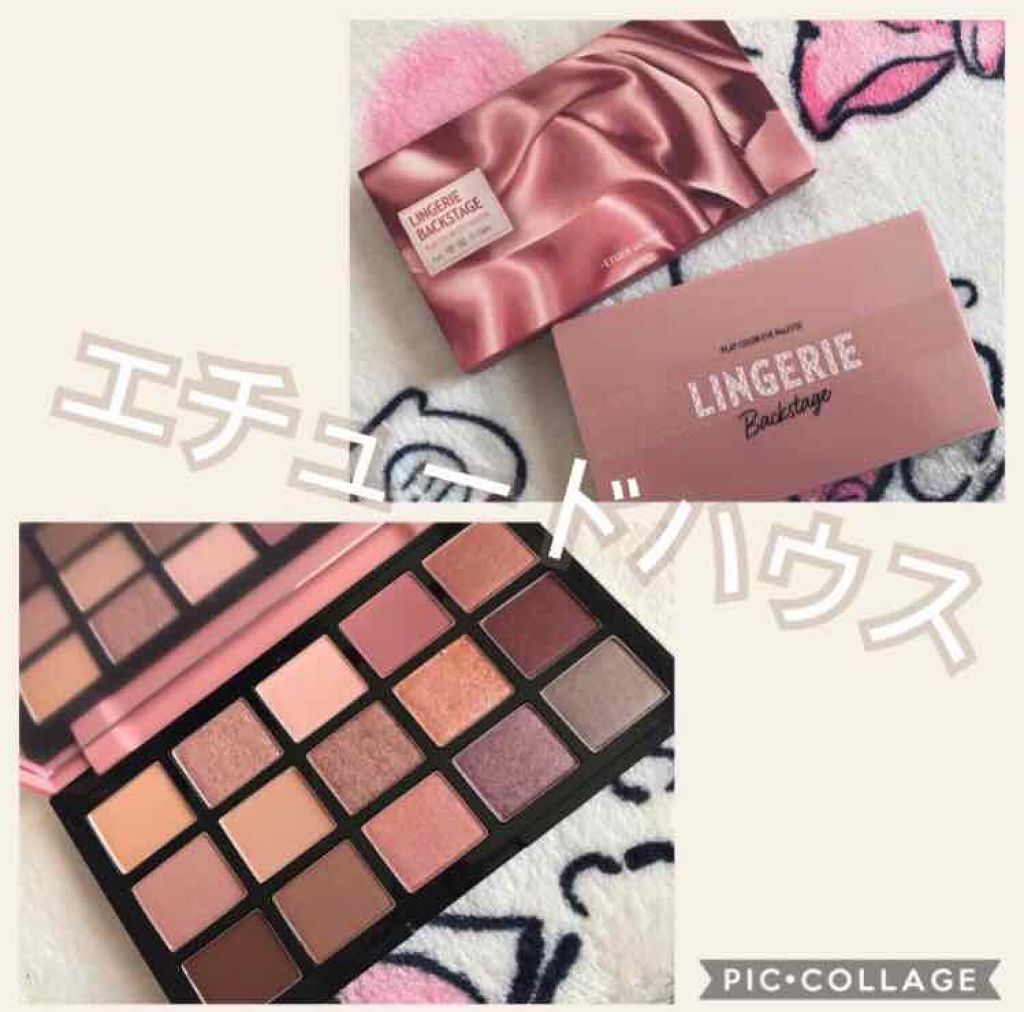 プレイカラーアイパレット ランジェリーバックステージ/ETUDE/アイシャドウパレットを使ったクチコミ（1枚目）