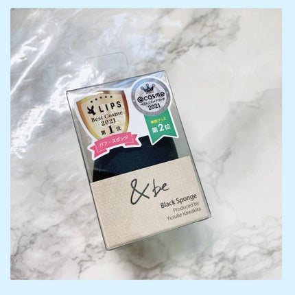 &be ブラックスポンジ/&be/パフ・スポンジを使ったクチコミ(1枚目)