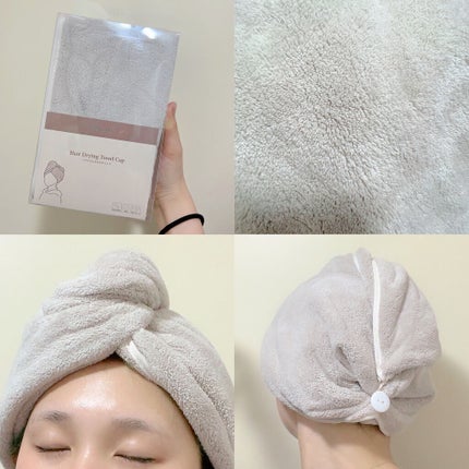 ヘアドライタオルキャップ/3COINS/ヘアケアグッズを使ったクチコミ(6枚目)