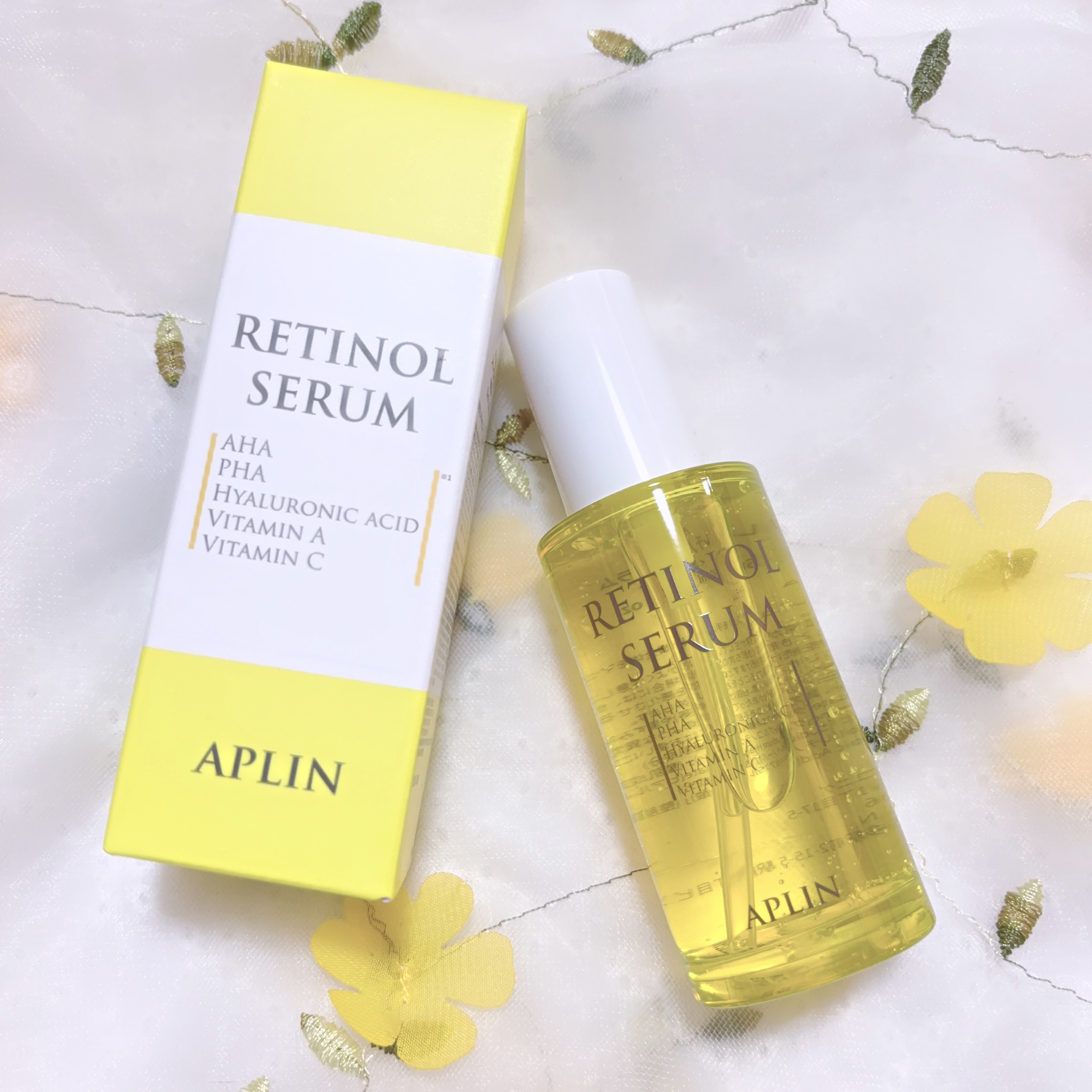 レチノールセラム/APLIN/美容液を使ったクチコミ（1枚目）