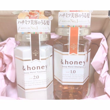 ディープモイスト シャンプー1.0／ヘアトリートメント2.0/&honey/シャンプー・コンディショナーを使ったクチコミ（1枚目）