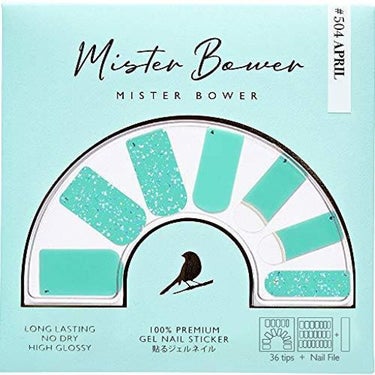 Mister Bower Gel Nail Sticker MB504-APRIL