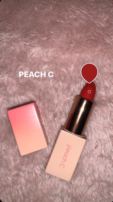 Peach C フォーシーズン MLBB リップスティックのクチコミ「マスクしてても落ちない！
マットスティックリップ💄✨


ふわっと軽く伸びる高発色なテクスチャ.....」（1枚目）