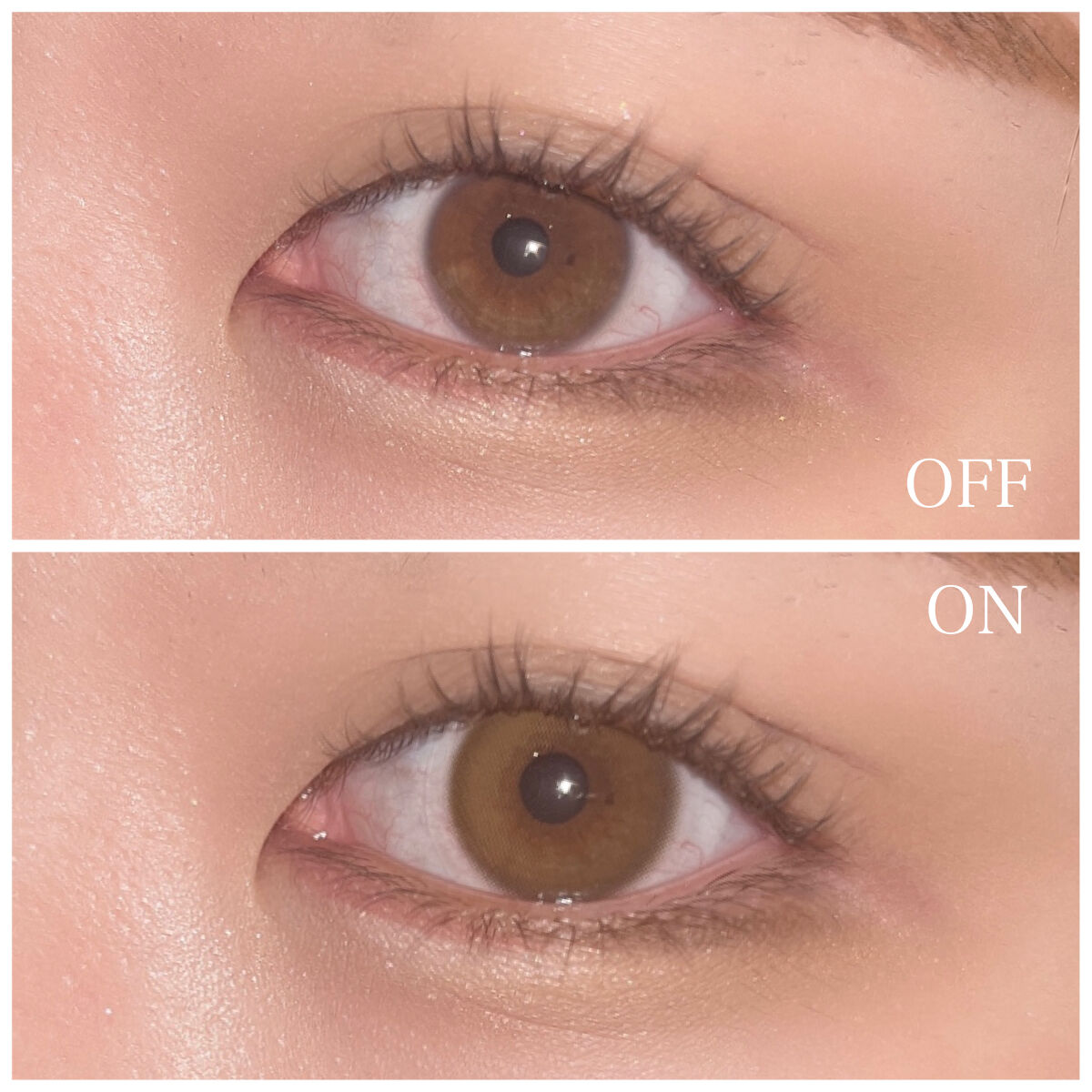 ダリアブラウンマンスリー (DAHLIA BROWN monthly)/OLOLA/１ヶ月（１MONTH）カラコンを使ったクチコミ（3枚目）