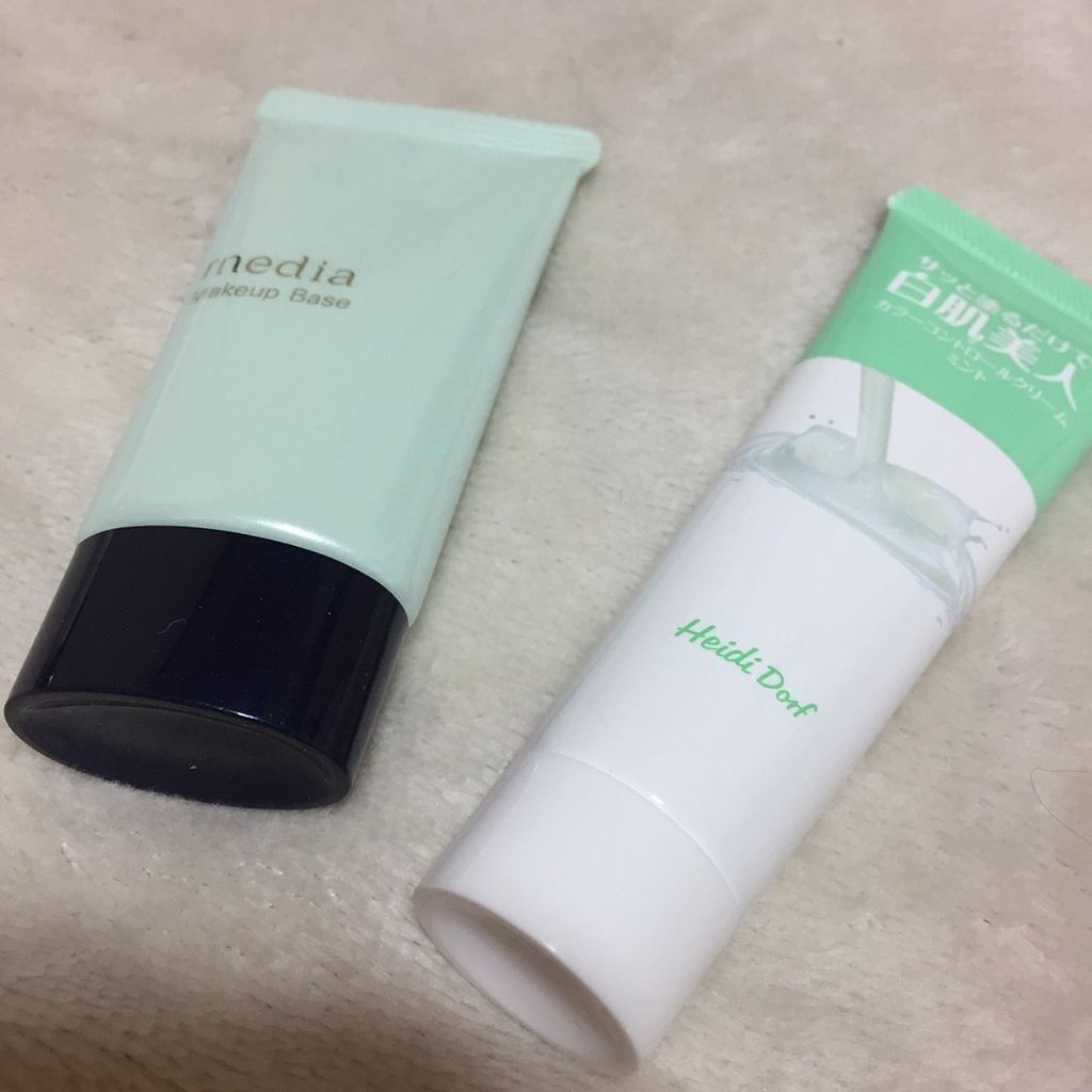 メイクアップベースS(グリーン)/media/化粧下地を使ったクチコミ(1枚目)