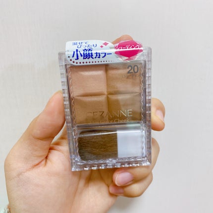 ミックスカラーチーク 20 シェーディング/CEZANNE/パウダーチークを使ったクチコミ(3枚目)