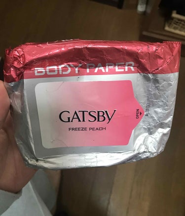 Gatsby 汗ふきシート

ギャツビー ボディーペーパー フリーズピーチ