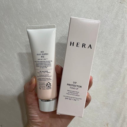 UVプロテクター トーンアップ/HERA/日焼け止めクリームを使ったクチコミ(2枚目)