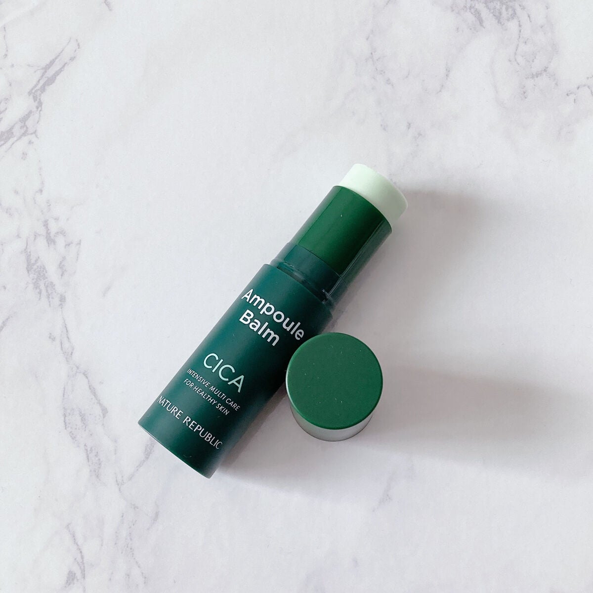 スティック美容液(CICA)/ネイチャーリパブリック/フェイスバームを使ったクチコミ(3枚目)