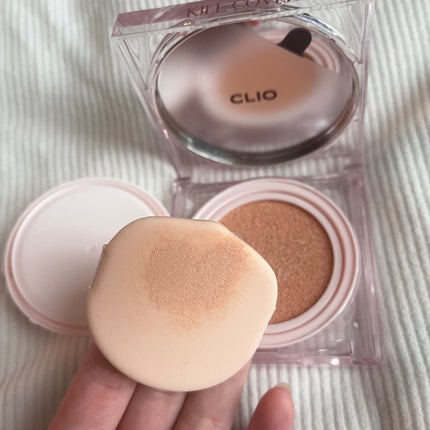 キル カバー ハイ グロウ クッション/CLIO/クッションファンデーションを使ったクチコミ(5枚目)