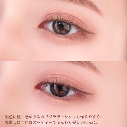 ベージュトーンアイシャドウ/CEZANNE/アイシャドウパレットを使ったクチコミ(5枚目)