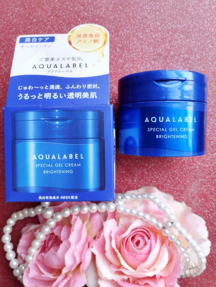 スペシャルジェルクリーム EX (ブライトニング) /アクアレーベル/オールインワン化粧品を使ったクチコミ(1枚目)