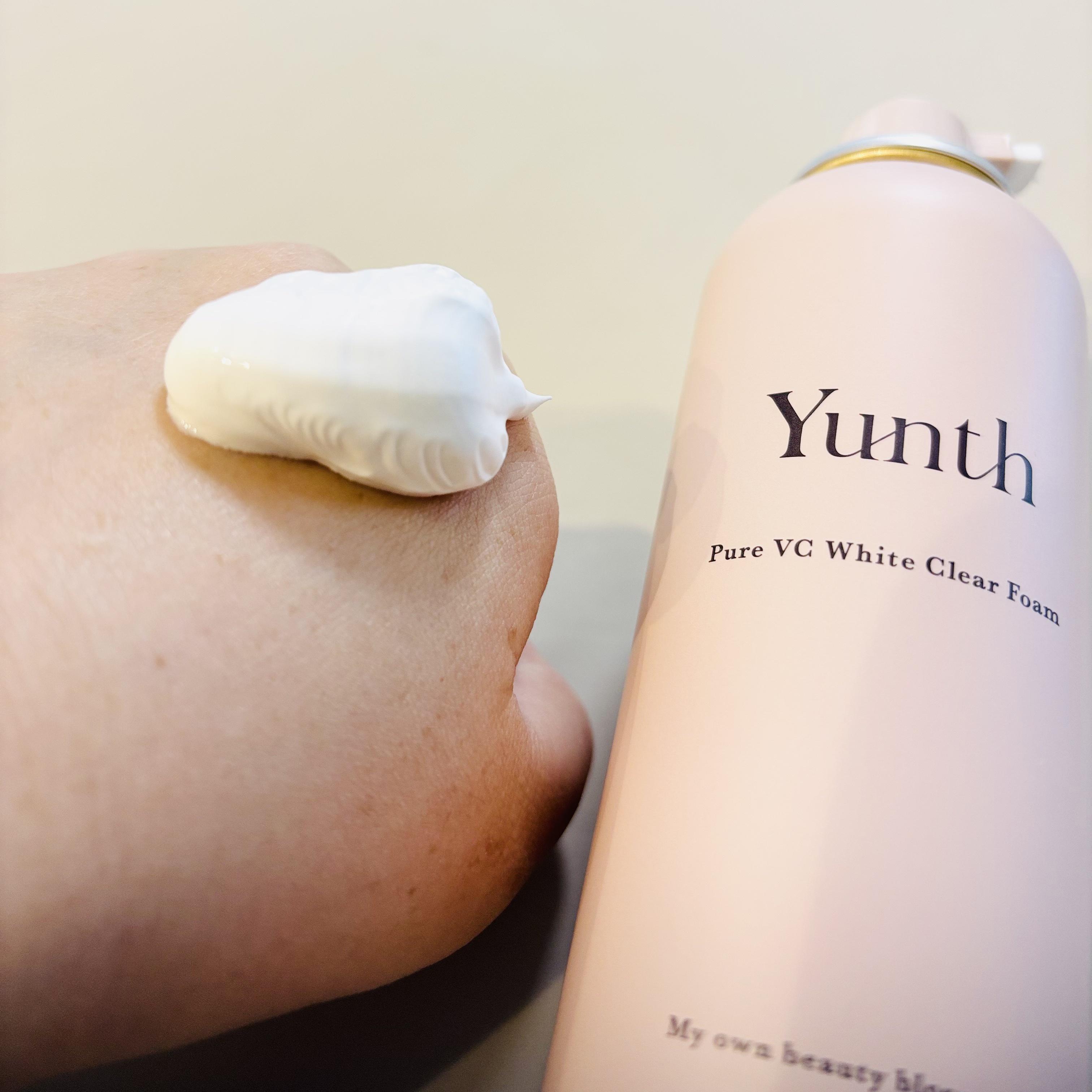 生VCホワイトクリアフォーム/Yunth/泡洗顔を使ったクチコミ（1枚目）