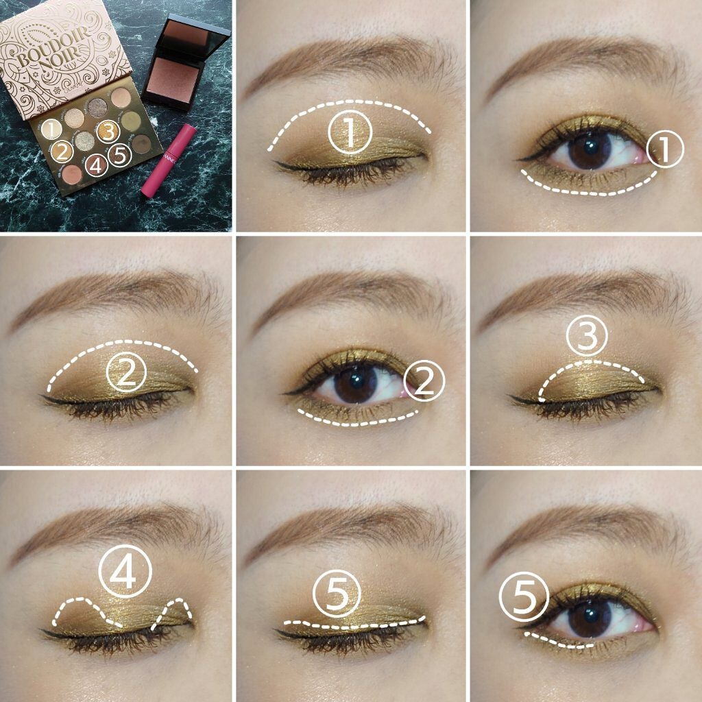 BOUDOIR NOIR/ColourPop/アイシャドウパレットを使ったクチコミ(4枚目)