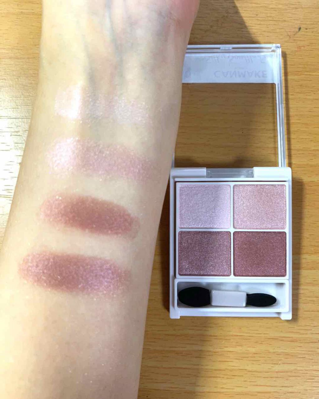 シルキースフレアイズ/キャンメイク/アイシャドウパレットを使ったクチコミ（2枚目）