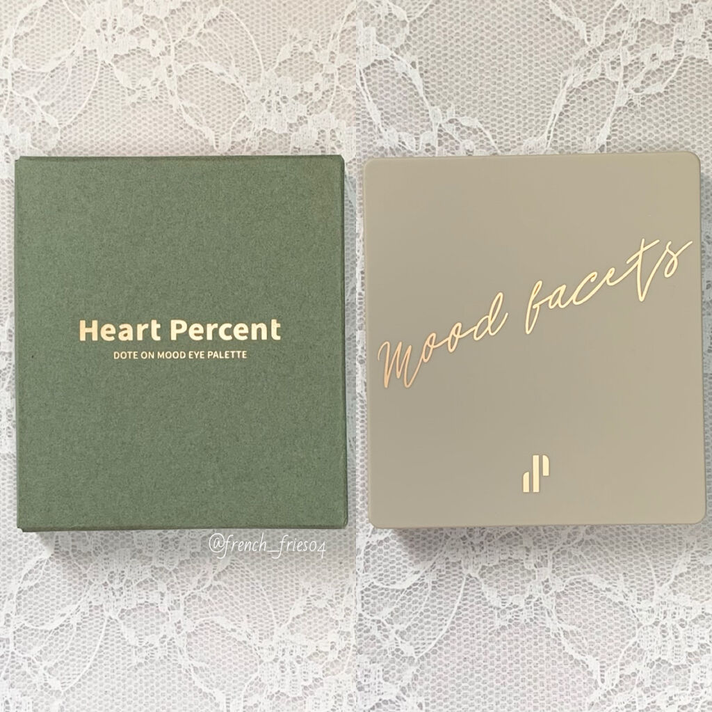 ドットオンムードアイパレット 04 アナザーヌードファセット/Heart Percent/アイシャドウパレットを使ったクチコミ（2枚目）