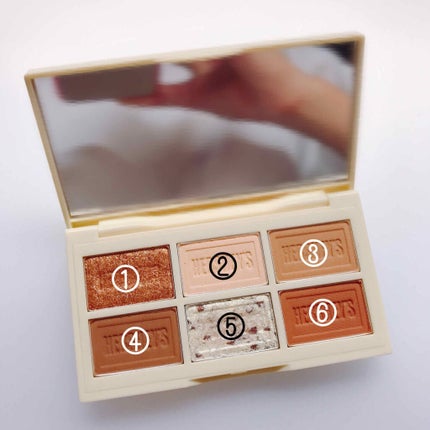 ハーシー プレイカラーアイズミニ/ETUDE/アイシャドウパレットを使ったクチコミ(2枚目)